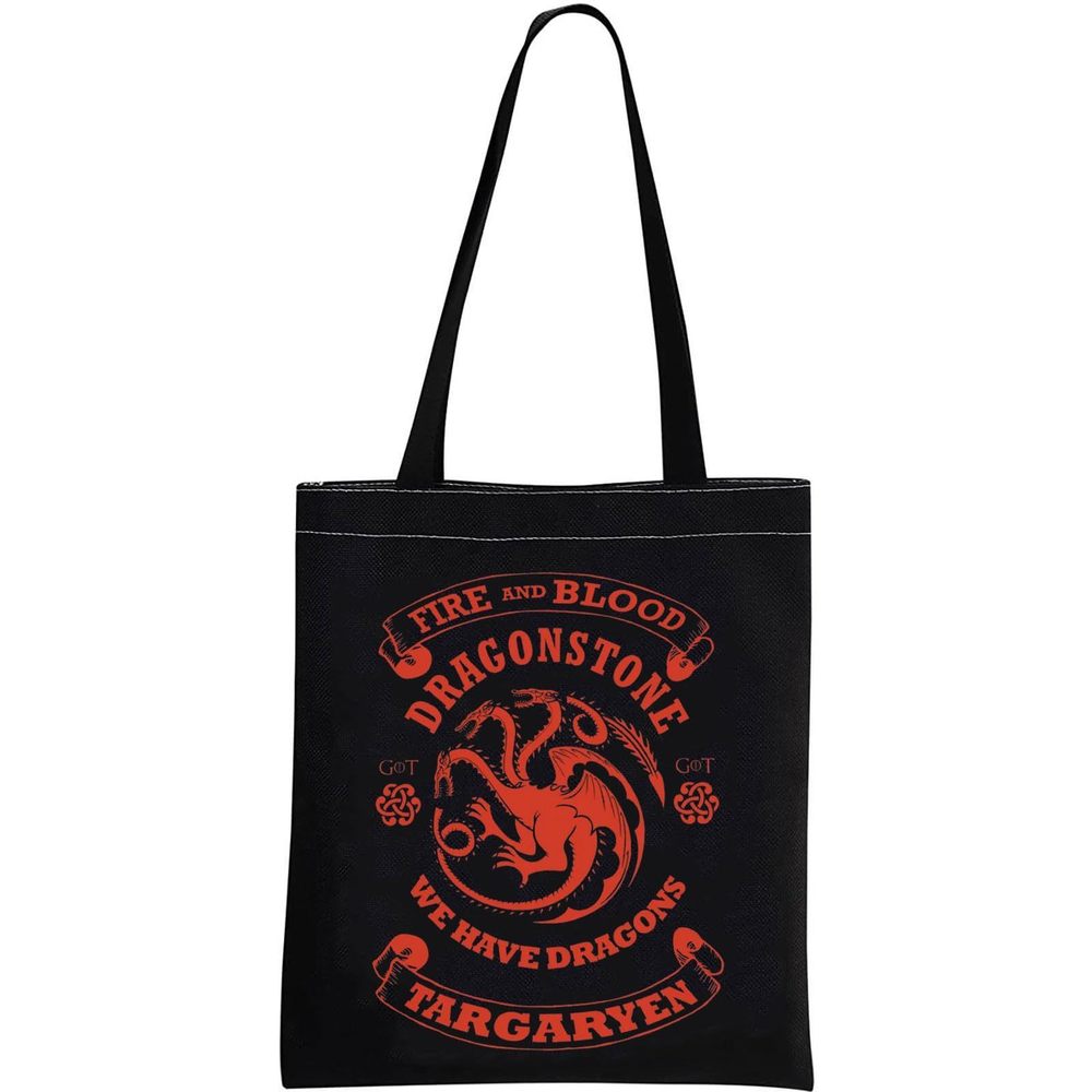 Tv Drama Series Gift Fire And Blood Tote Bag Dragon Lover Present :o)